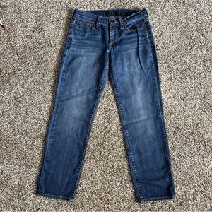 LUCKY BRAND Straight Leg Mid Rise Blue Denim Jeans Women’s Size 2 / 26 Regular